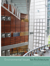 Environmental Issues for Architecture (eBook)
